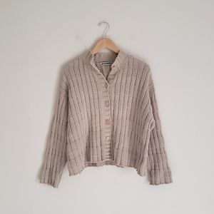 Jil Sander Beige Knit Sweater